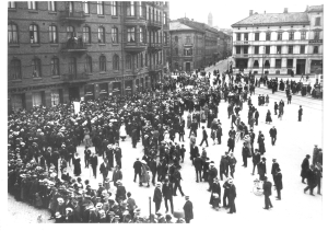 Demonstrationståg, Göteborg 1918